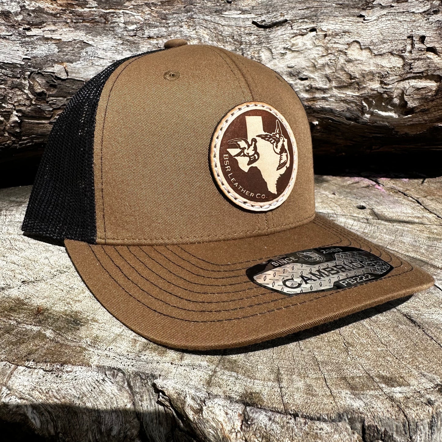 Texas Dove Lid- Coyote Brown/Black