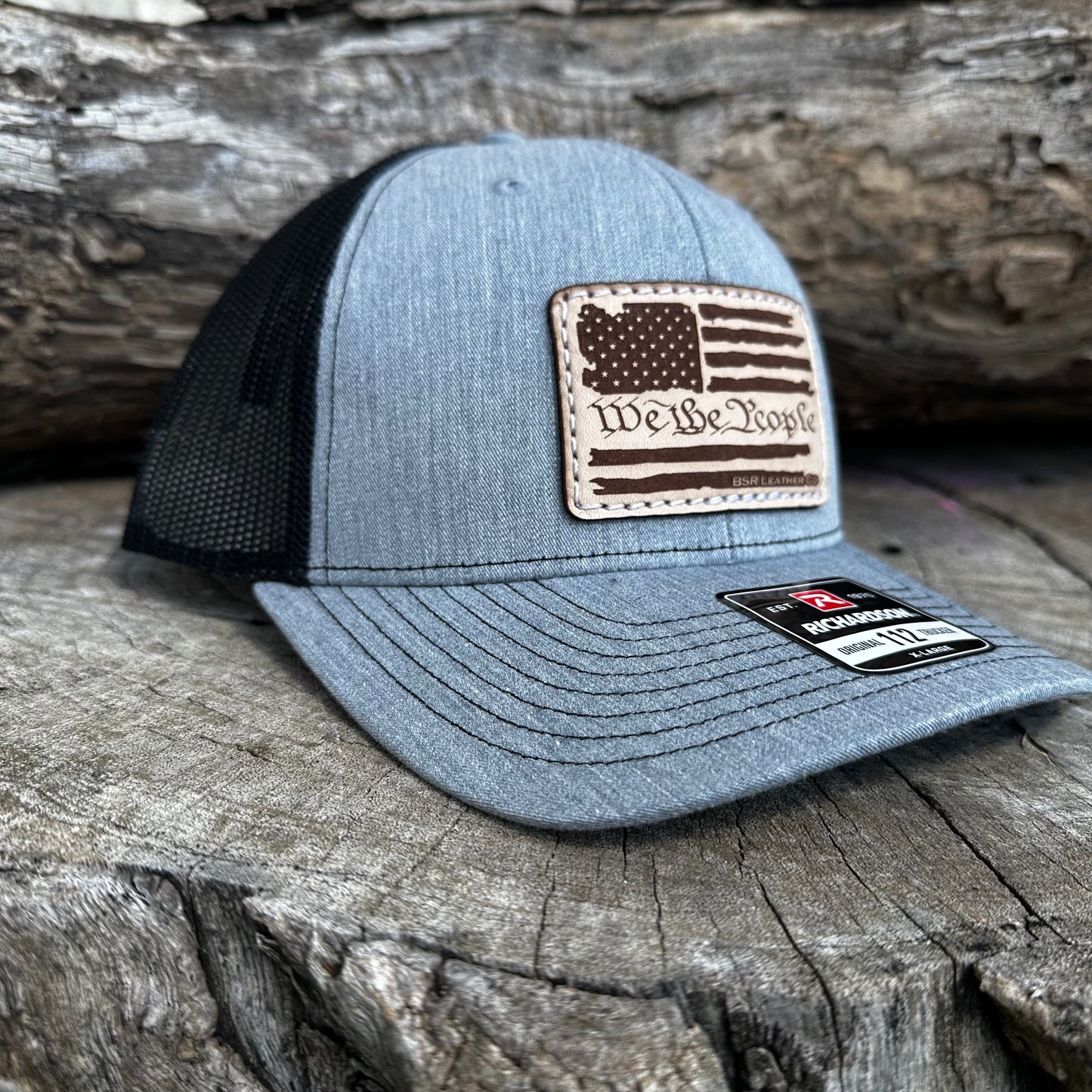 We the People Trucker Cap-Heather Grey/Black