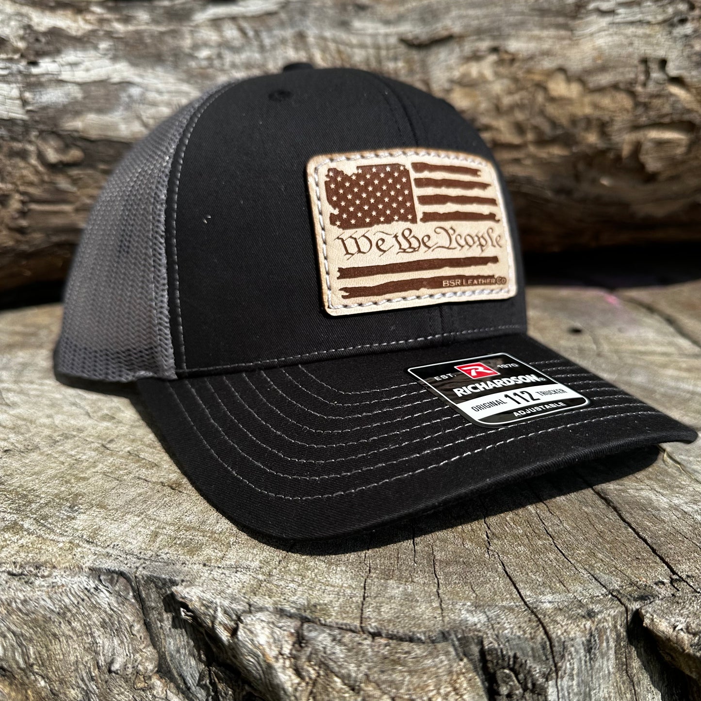 We the People Trucker Cap- Black/ Charcoal
