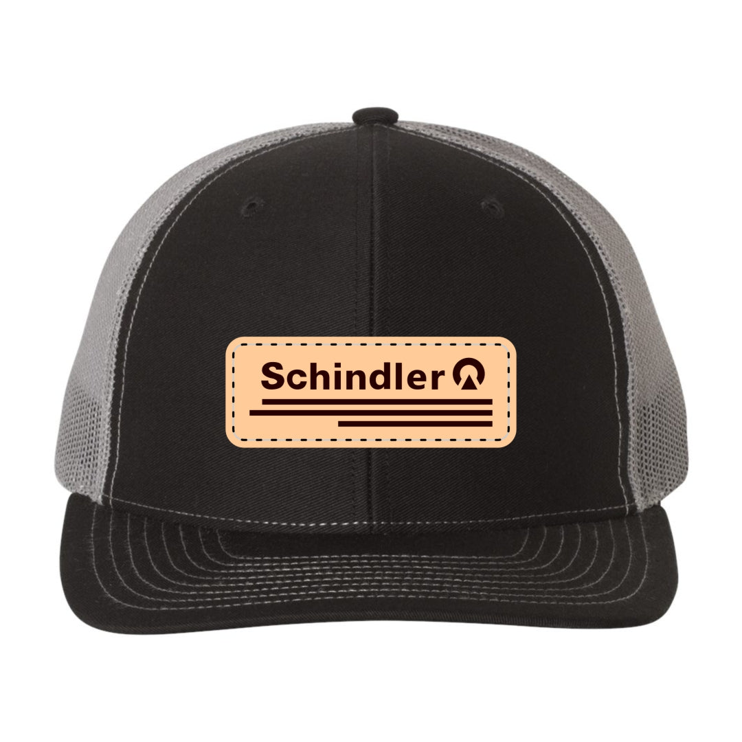 Schindler Elevator-Retro Patch-Leather
