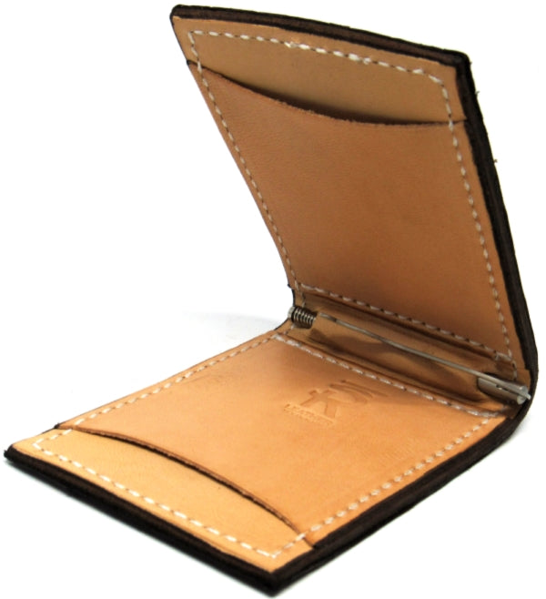 BSR Hand-Tooled Money Clip Wallet