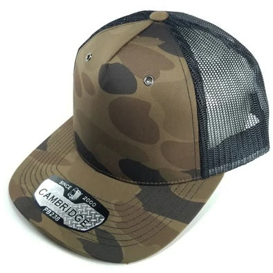 PB238 5 Panel Camo Trucker