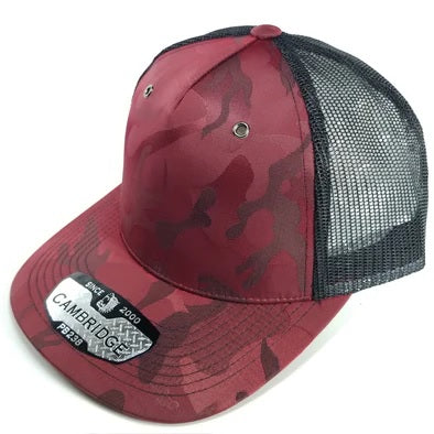 PB238 5 Panel Camo Trucker