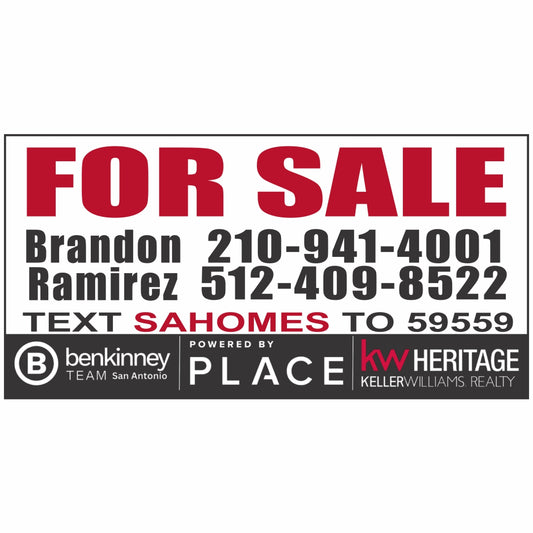 48"x96" For Sale Banner
