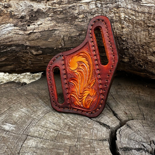 30 Degree Trapper Sheath- Golden Brown Floral Black