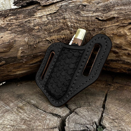 30 Degree Trapper Sheath-Black Basketweave