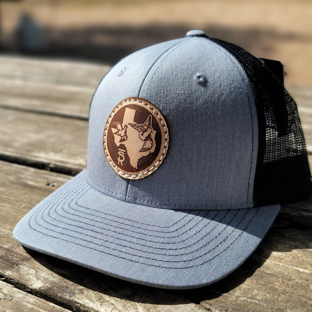 Texas Dove Lid-Heather Grey/Black